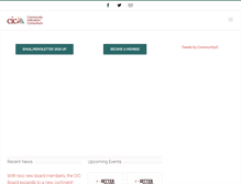 Tablet Screenshot of communityindicators.net