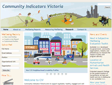 Tablet Screenshot of communityindicators.net.au
